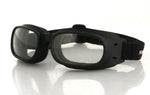 Balboa BPIS01C Piston Black Frame Goggle - Clear Lens