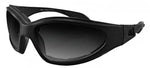 Balboa GXR001 Black Frame GXR Sunglass - Anti-Fog Smoked Lenses