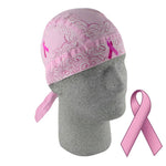 Balboa ZBC05 100% Cotton Breast Cancer Pink Ribbon Paisley Flydanna