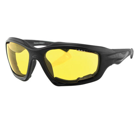 Balboa EDES001Y Desperado Sunglasses W/ Foam - Anti-Fog Yellow Lens