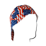 Balboa CPW265M Cotton Wavy American Flag Welders Cap - Size 7.25