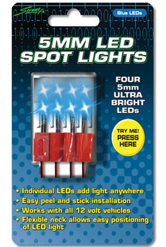 Street FX 1044401 Epod-Spot-4 Led-Try Me BC - Blue