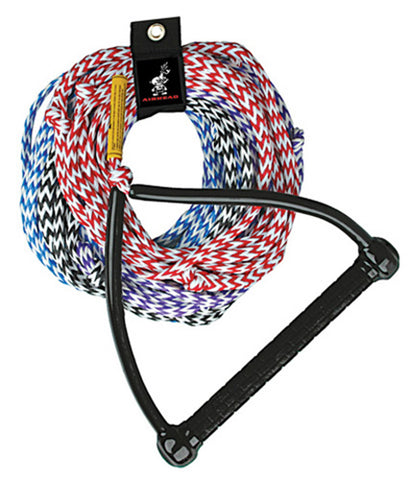 Kwik Tek AHSR-4 Airhead Ski Rope, 4-Section