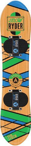 Kwik Tek AHSB-1101 Airhead Snow Rider Hardwood Snowboard - 110cm