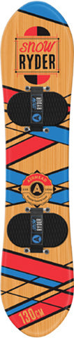 Kwik Tek AHSB-1301 Airhead Snow Rider Hardwood Snowboard - 130cm