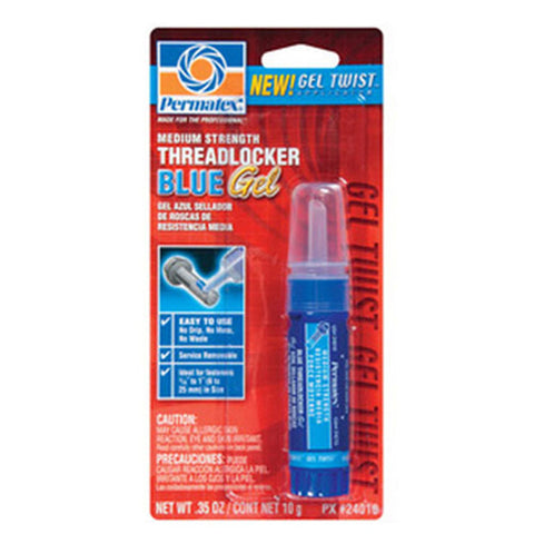Permatex 24010 Medium Strength Thread Locker Blue Gel
