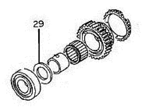 Transmission Washer For 4th & 5th Gear 97102027 1995-1999 Chevrolet Oldsmobile