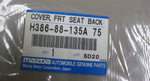 Genuine Mazda Front Seat Back Cover H386-88-135A 75 H38688135A H38688135A75 Tan