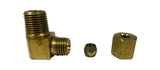 Big A Service Line 3-16932 316932 Hydraulic Fitting 3/16 x 1/8 90 Degree Elbow