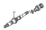 GM Transmission Main Drive Shaft (Clutch) Part Numbers: 97101058, 97101061