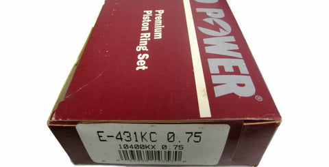 Sealed Power E-431KC .75 10400KX .75 Premium Piston Ring Set New! Ready to Ship!