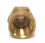 Big A Service Line 3-146680 Brass Hex Reducer coupling 3/8" x 1/2"