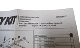 Hygrade 1285 Toyota Asian Carburetor 2 Barrel Repair Kit