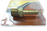 9-721 Solid Brass Hose Barb Fitting Standard for 1/4" I.D Hose