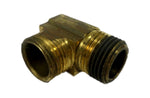 Big A Service Line 3-16986 316986  Hydraulic 1/2 x 3/8 Brass Fitting 90 Degree