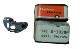 NOS Delco Remy D103HP 1963526 DR2236P Contact Set 1962-1975 Triumph Studebaker