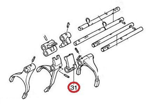 GM Transmission Internal Shift Block For 1st & 2nd Gear Part Number: 97032050.