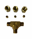 Big A Service Line 3-16420 316420 Hydraulic 1/8 Brass T-Fitting