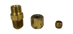 Big A Service Line 3-16886 316832 Hydraulic 1/2 x 3/8 Brass Fitting