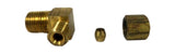Big A Service Line 3-16862 316862 Hydraulic 3/8 x 1/8 90 Degree Brass Fitting