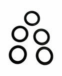 Big A RP-42 / National Oil Seals RP42 Set of (5) Five Seals 1/2"