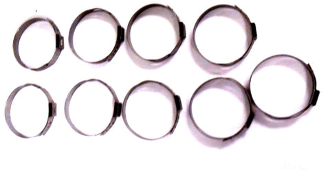 Trust Universal Joint 91-4100 914100 91 4100 ( Set of 9) Clamps Free Shipping