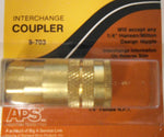 9-703 1/4" Female Hansen Milton Design Nipple Coupler Interchange FREE SHIPPING