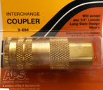 9-694 1/4" Female Long-Stem Design Nipple Coupler Interchange FREE SHIPPING