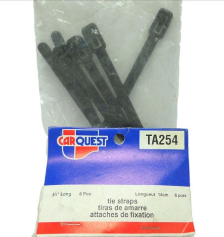 Carquest TA254 Tie Straps 5-1/2" Long 14cm (6 pcs) TA-254 254