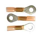 PowerPath Cooper 784407 (3pc) 1/4" Solid Seal Ring Terminal 20-18 Gauge