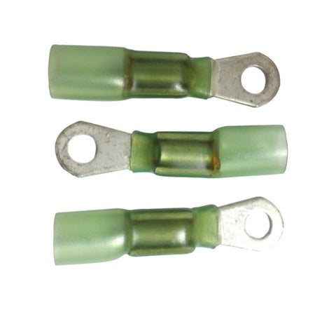 PowerPath Cooper 784408 (3pc) #8 Crew Solid Seal Ring Terminals 16-14 Gauge