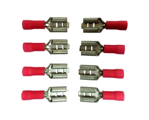 PowerPath Cooper 784287 (8 Piece) 1/4" Blade Female Slide Terminal 22-18 Gauge