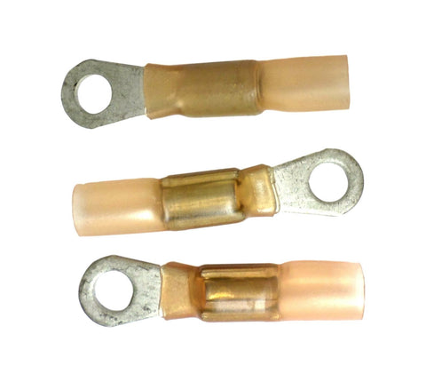Power Path Cooper 784406 (3pc) #10 Screw Solid Seal Ring Terminal 20-18 Gauge
