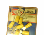 Box of (14) Handy Pack ET129L 12-10 Gauge Ring Terminals 3/8" Stud