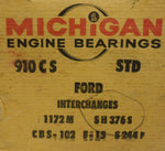 Michigan 910CS STD SH376S 1172M Engine Camshaft Bearing Set SH-376S Vintage Rare