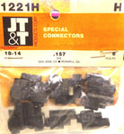 JT&T 1221H 18-14 Wire Connector .157 Diameter Pack Of 6