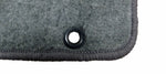 Universal Carpeted Floor Mats 2 Front LH and RH Plush Carpet Light Grey