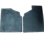 Universal Carpeted Floor Mats 2 Front LH and RH Plush Carpet Light Grey