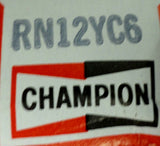 Champion RN12YC6 Spark Plug Lot of  8 Marine Engines Outboards Inboard Rare Part
