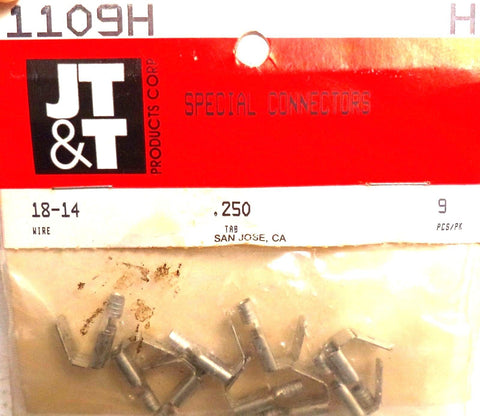 JT&T 1109H Special Connector 18-14 Wire .250 Tab