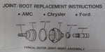 Federal Mogul TRW 22377 CV Joint/Boot CV Joint Boot-Inboard FREE SHIPPING!