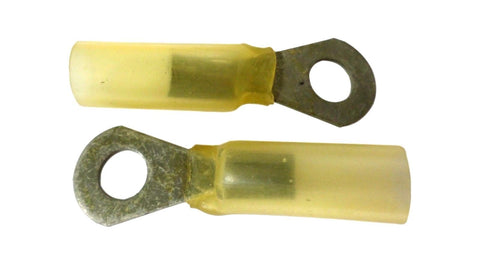PowerPath Cooper 784413 (2 Piece) 1/4" Solid Seal Ring Terminal 12-10 Gauge