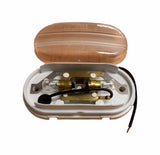 Grote Clear Side Marker Oval Lamp With Lens 61081 SAE-L-P-P2-PC-75 9012 DOT
