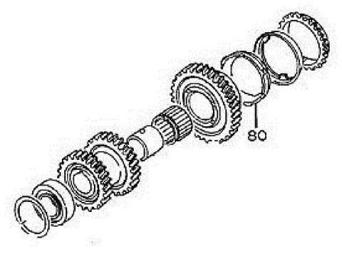 GM Transmission Synchronizer Ring. Part Number: 97101452