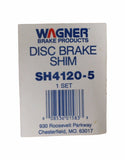 Wagner SH4120-5 Front Brake Pad Shim Brand New!