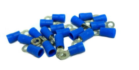 Federated 80124-3 Vinyl Ring Terminals 16-14 Gauge #6 Stud 801243 80124 (19) Pcs