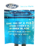 Genuine Ford OEM E9BZ-17593-A 2-Pc Windshield Wiper less Frame Blade E9BZ17593A