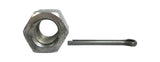 12 x 1.75 Lock Nut & Cotter Pin Set Tie Rod 12x1.75, 22mm # Z-4755 Lot of (2)