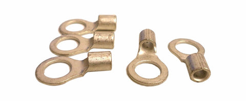 terminals connectorsNiehoff 30-03 3003 8 Gauge 3/8" Ring Uninsulated Terminals B