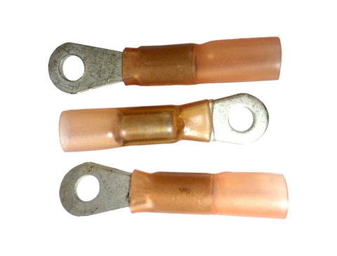 PowerPath Cooper 784405 (3pc) #8 Screw Solid Seal Ring Terminal 20-18